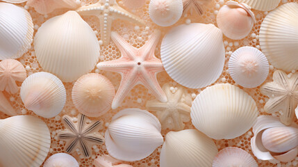 seashell pattern background