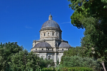Fototapeta premium Todi, il Tempio di Santa Maria della Consolazione - Perugia, Umbria