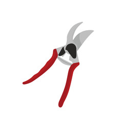 vector garden scissors flat illustration