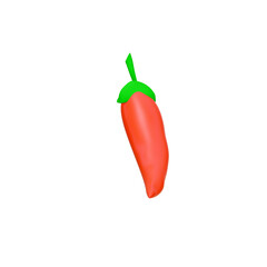 3d red hot chili peppers icon