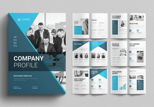 Company Profile Template Design Layout