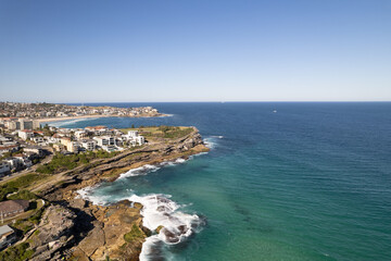 aerial view of coast line in australia