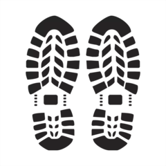 Fotobehang illustration of shoe footwear icon © JasminePrin