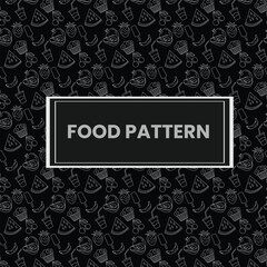 Hand Drawn Chalkboard cooking pattern