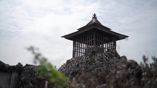 Sunyaragi Cave is one of the cultural heritage objects in Cirebon City. The construction and composition of the buildings on this site is a water park. Because of this, Sunyaragi Cave is called the Su