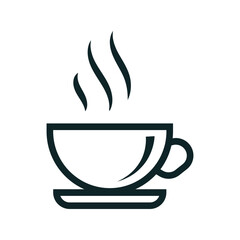 coffee cup icon vector set