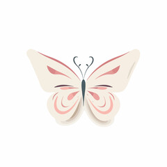 Butterfly in cartoon, doodle style. Isolated 2d vector illustration in logo, icon, sketch style, Eps 10. AI Generative