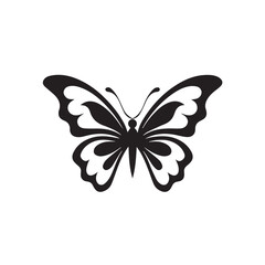 Butterfly in cartoon, doodle style. Isolated 2d vector illustration in logo, icon, sketch style, Eps 10. AI Generative