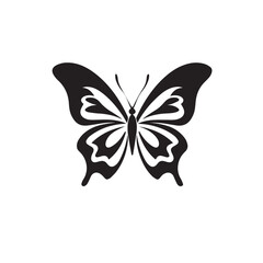 Butterfly in cartoon, doodle style. Isolated 2d vector illustration in logo, icon, sketch style, Eps 10. AI Generative