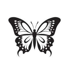 Butterfly in cartoon, doodle style. Isolated 2d vector illustration in logo, icon, sketch style, Eps 10. AI Generative