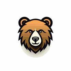 Bear in cartoon, doodle style. Isolated 2d vector illustration in logo, icon, sketch style, Eps 10. AI Generative