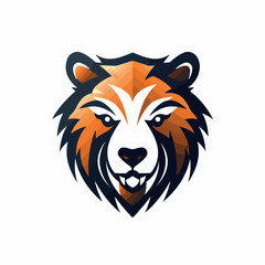 Bear in cartoon, doodle style. Isolated 2d vector illustration in logo, icon, sketch style, Eps 10. AI Generative