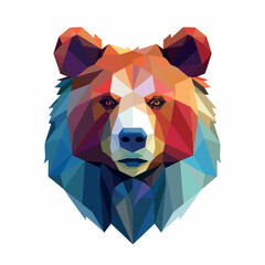 Bear in cartoon, doodle style. Isolated 2d vector illustration in logo, icon, sketch style, Eps 10. AI Generative