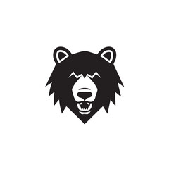 Bear in cartoon, doodle style. Isolated 2d vector illustration in logo, icon, sketch style, Eps 10, black and white. AI Generative