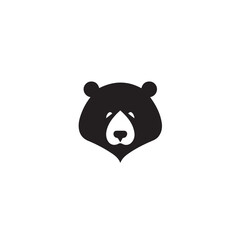Bear in cartoon, doodle style. Isolated 2d vector illustration in logo, icon, sketch style, Eps 10, black and white. AI Generative