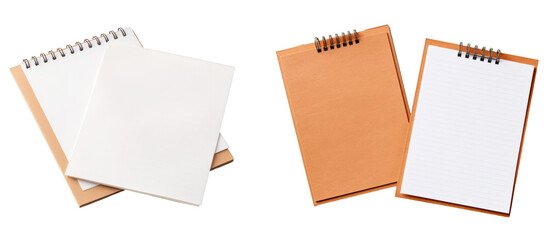 A notepad on a white transparent background