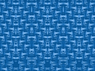 Modern blue background. Abstract background with cool seamless pattern. Gradient blue.