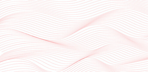 White abstract background and red line