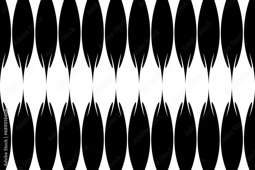 Poster vertical curve of regular pattern. design lines black on black background. design print for illustra