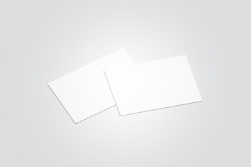 Business Card Mockup 3D Rendering