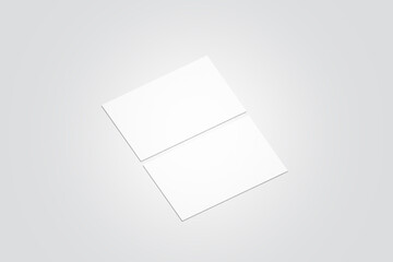 Business Card Mockup 3D Rendering