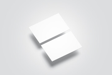 Business Card Mockup 3D Rendering