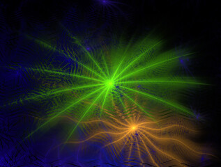Imaginatory fractal abstract background Image