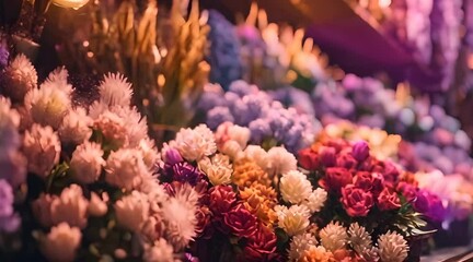 Colorful Florals: A Cinematic Haven of flower shop