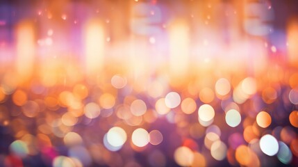 Fototapeta premium blurred lights bokeh background