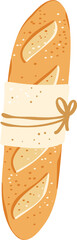 Baguette Bakery illustration