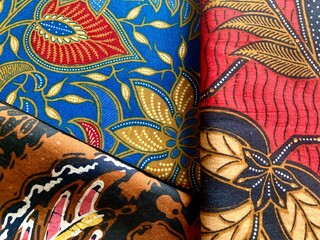 ethnic batik texture fabric