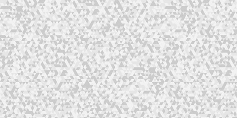 Abstract gray and white chain rough backdrop square triangle background. Modern geometric pattern gray and white Polygon Mosaic triangle Background, business and corporate background.