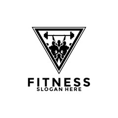 Fitness and Gym Logo Design Vector, Sport and Fitness logo template