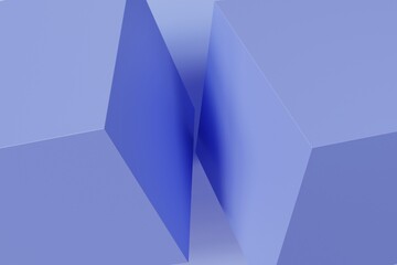 3d background, abstract backdrop design, soft blue geometric wallpaper 3d render, cube