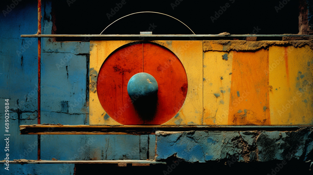 Poster an abstract image representing wisdom through symbolic elements, encouraging viewers to ponder the d