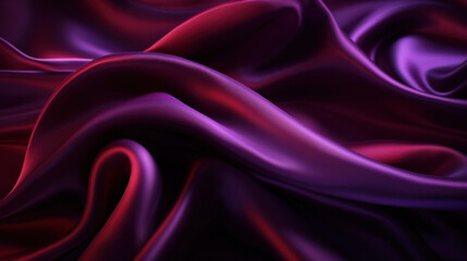 Fototapeta premium Dark red and purple silk texture.