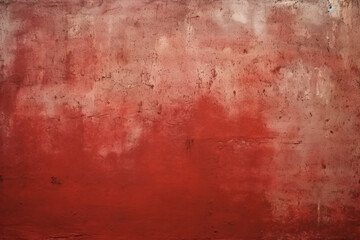Fototapeta premium Red aged wall abstract pattern background, texture wallpaper. old paint on a wall, template design
