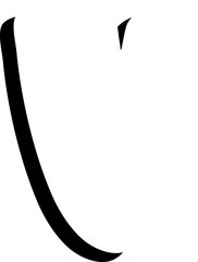 cute alphabet uppercase v