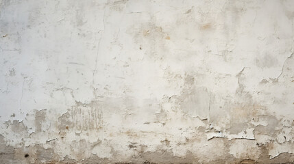 Old white plaster wall background