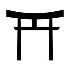 Pagoda icons set simple vector. Asian temple. Roof japanese