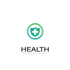 health logo care medical clinic brand heart