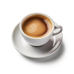 Fototapeta premium cappuccino, americano, espresso, macchiatto, raff coffee, airish, mocha cup on neutral color background