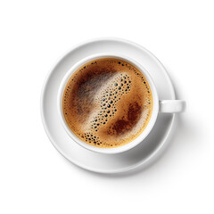 Fototapeta premium cappuccino, americano, espresso, macchiatto, raff coffee, airish, mocha cup on neutral color background