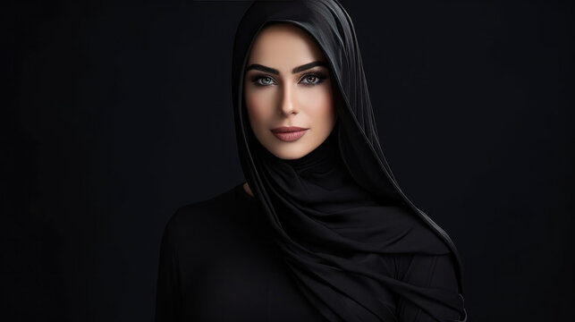 portrait of Arabic business beauty woman