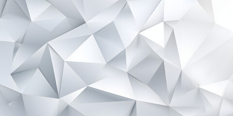 White Geometry Vector Background