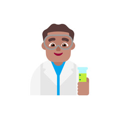 Man Scientist: Medium Skin Tone