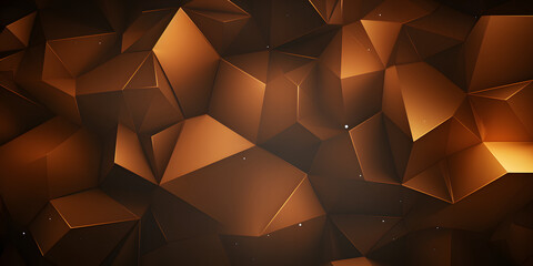 Brown Geometry Background
