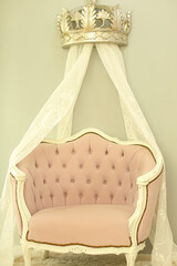 armchair in the room