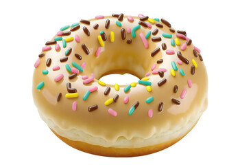 Delicious donut cut out