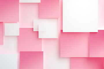 Fototapeta premium ピンクの立体背景 ビジネス Generative AI